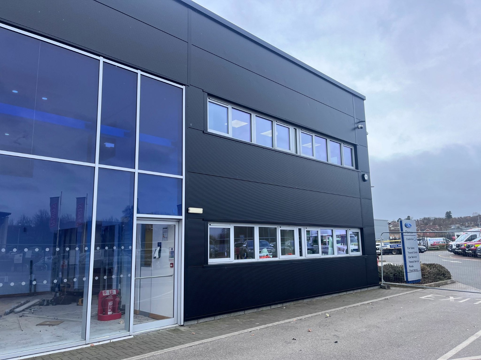 Geely Car Garage – Phase One Cladding Refurbishment — Chesterfield