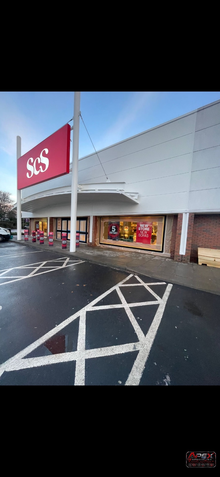 Shopfronts project by Apex Specialist Spray Coatings